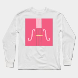 Strings in Pink, Green and Yellow Long Sleeve T-Shirt